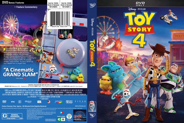 Toy Story 4 Dvd Cover