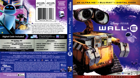 Covercity Dvd Covers Labels Wall E 4k