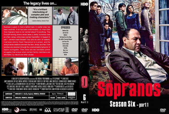 The Sopranos - Season 6, Part 1 (spanning spine)