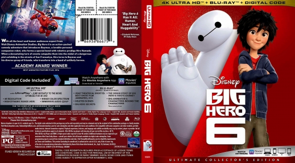 CoverCity - DVD Covers & Labels - Big Hero 6 4K