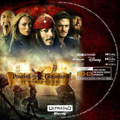 Pirates of The Caribbean 3: At World's End (DVD+Insert+CoverArt ONLY) Very  Good 786936292992