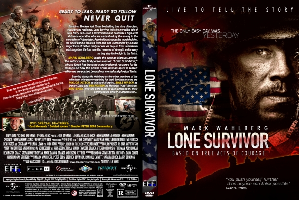 LONE SURVIVOR (DVD) Movie - US Navy SEALs in Afghanistan, Special Forces  25192175886