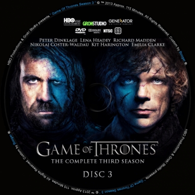 Game Of Thrones - Season 3; disc 3