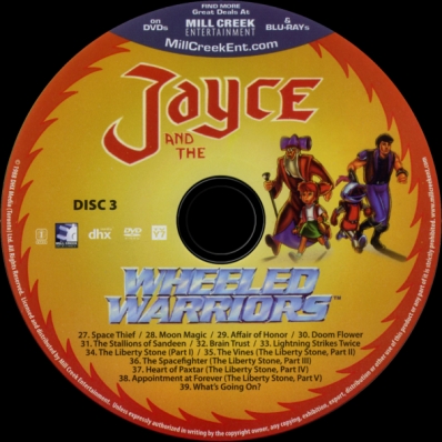 Jayce and the Wheeled Warriors - disc 3