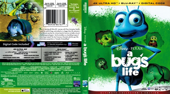 CoverCity - DVD Covers & Labels - A Bug's Life 4K