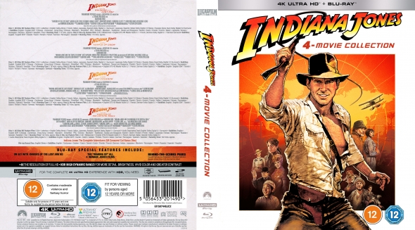 Indiana Jones-4 Film Collection 4K