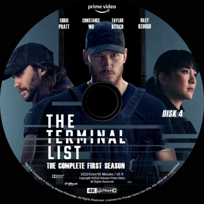 The Terminal List 4K - Season 1; disk 4