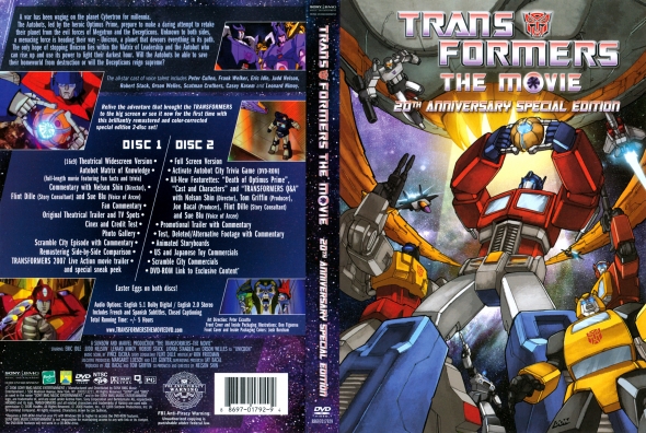 CoverCity - DVD Covers & Labels - Transformers: The Movie