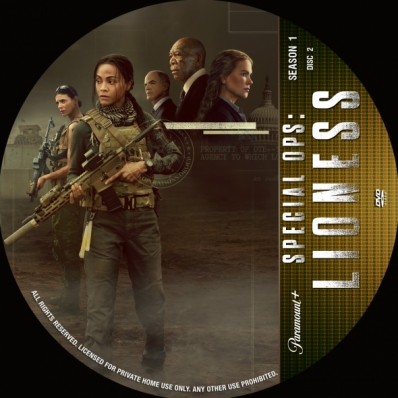 Special Ops:Lioness - Season 1; disc 2
