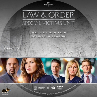 Law & Order: Special Victims Unit - Season 20, disc 3