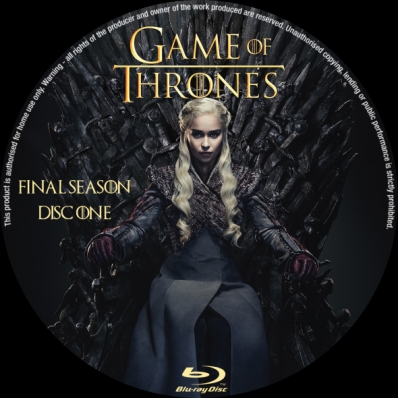 Game of Thrones - Season 8; disc 1