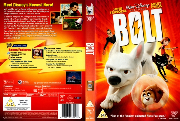 bolt dvd cover