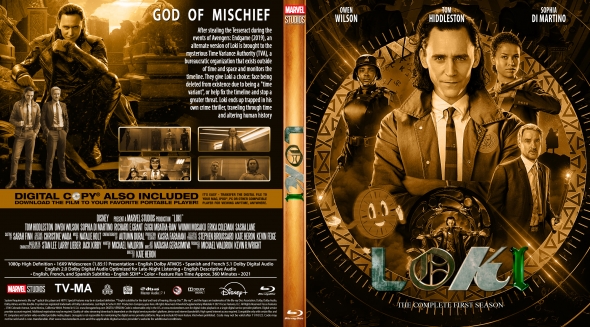 Loki Season 1 Custom Blu-ray Cover DOWNLOAD 