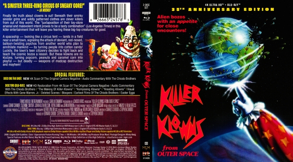 Killer Klowns from outer space (4K)