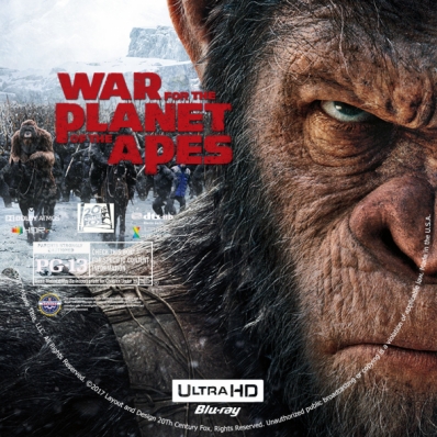 War for the Planet of the Apes 4K