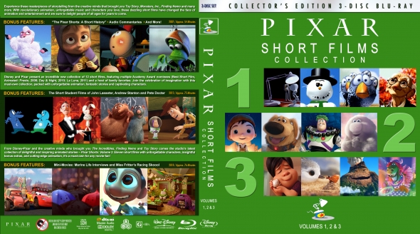 Pixar Short Films Collection - Volumes 1, 2 & 3