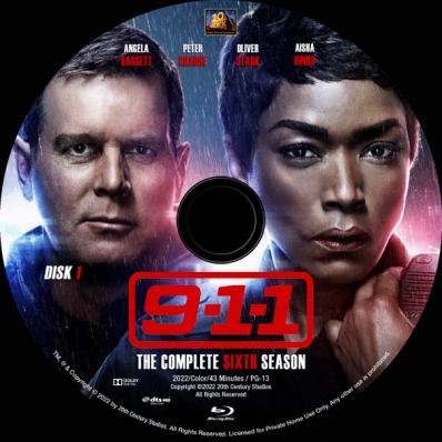 CoverCity - DVD Covers & Labels - 9-1-1 - Season 6; disk 1