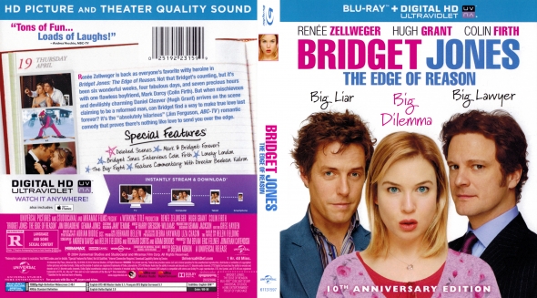dybtgående Børnepalads Efterligning CoverCity - DVD Covers & Labels - Bridget Jones: The Edge of Reason