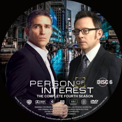 Person of Interest - Season 4; disc 6