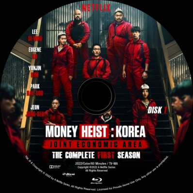 Money Heist: Korea Joint Econimic Area - Season 1; disk 1