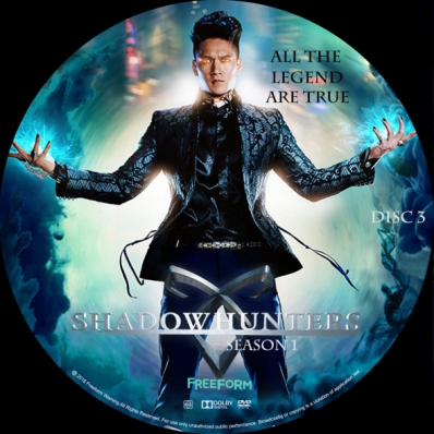 Shadowhunters - Season 1; disc 3