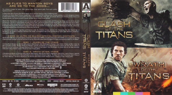 Clash of the Titans / Wrath of the Titans 4K