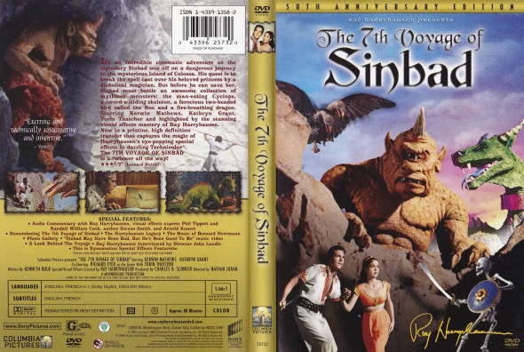 天菩薩 [DVD] The 7th Voyage of Sinbad (1958) R1 DVD Cover - DVDcover.Com