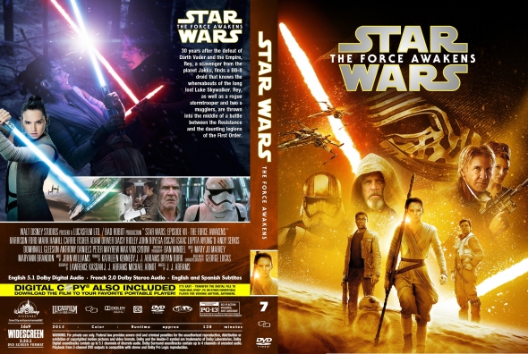 star wars 7 dvd