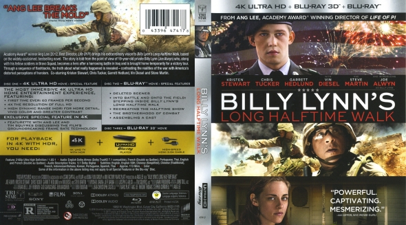 Billy Lynn's Long Halftime Walk 4K