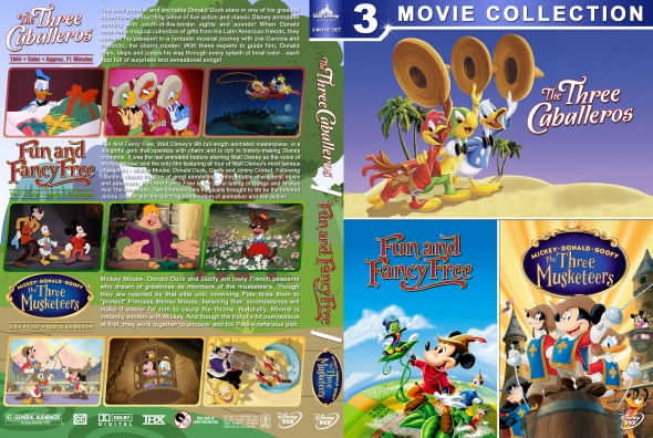 The Three Caballeros / Fun & Fancy Free / The Three Musketeers Triple Feature