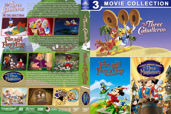 The Three Caballeros / Fun & Fancy Free / The Three Musketeers Triple Feature