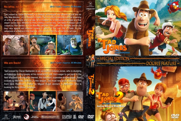 CoverCity - DVD Covers & Labels - Tad The Lost Explorer Double Feature