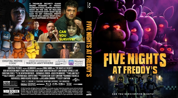 Five nights at freddy's movie promo dvd