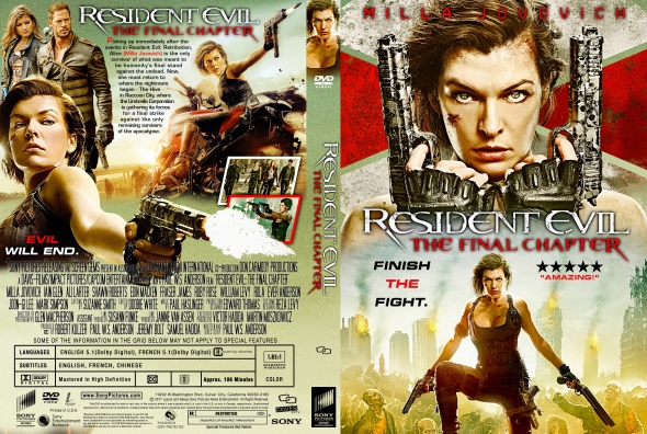 The Resident Evil: Final Chapter (DVD)