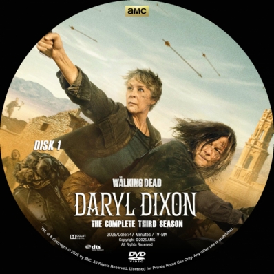 The Walking Dead: Daryl Dixon - Season 3; disk 1
