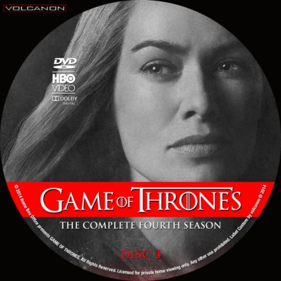 Games of Thrones - Season 4; disc 4