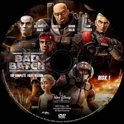 Star Wars: The Bad Batch - Season 1; disk 1