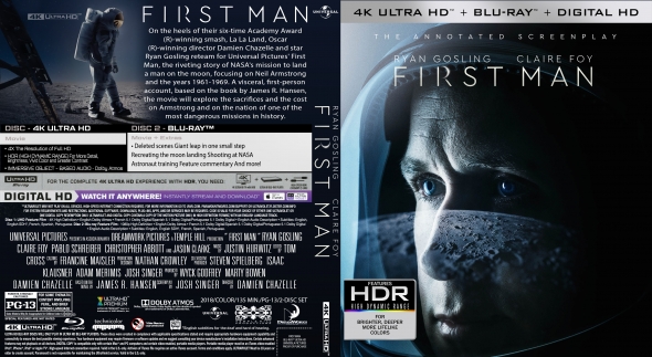 CoverCity - DVD Covers & Labels - First Man 4K