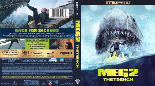 Meg 2: The Trench dvd label - DVD Covers & Labels by Customaniacs, id:  288649 free download highres dvd label