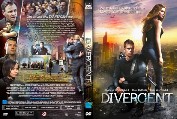 divergent dvd poster