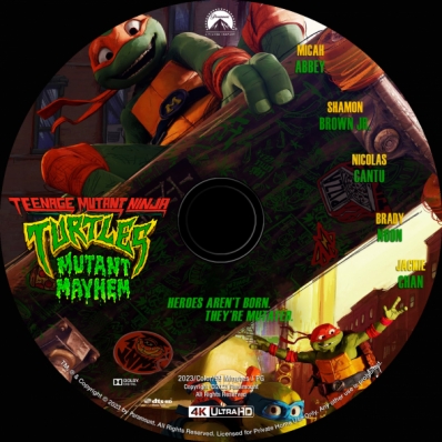Teenage Mutant Ninja Turtles Mutant Mayhem 4K