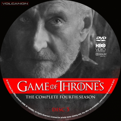 CoverCity - DVD Covers & Labels - Games of Thrones - Season 4; disc 5