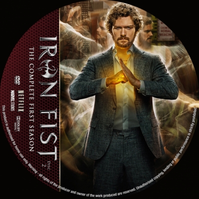 CoverCity - DVD Covers & Labels - Iron Fist - Season 1; disc 2