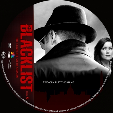CoverCity - DVD Covers & Labels - The Blacklist - Season 6; disc 6
