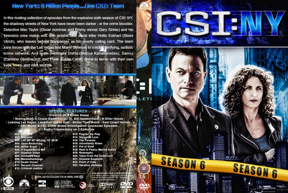 CSI: NY - Season 6 (spanning spine)