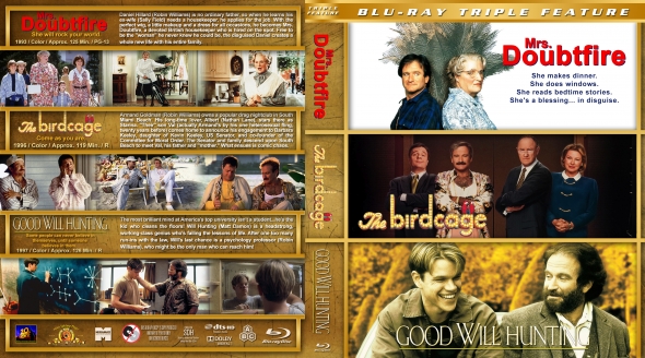 Mrs. Doubtfire / The Birdcage / Good Will Hunting Triple Feature