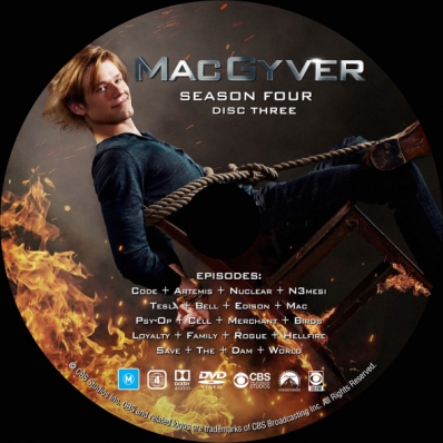 MacGyver: Season 4; disc 3