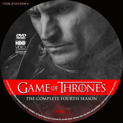 Games of Thrones - Season 4; disc 3