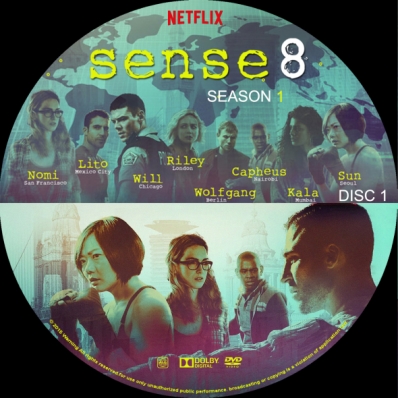 Sense8 - Season 1; disc 1