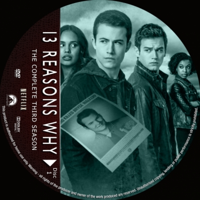 13 Reasons Why - Season 3; disc 1